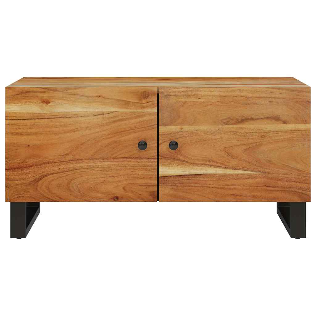Sofabord 80x50x40 Cm Massivt Mangotræ Konstrueret Træ - Billede 4