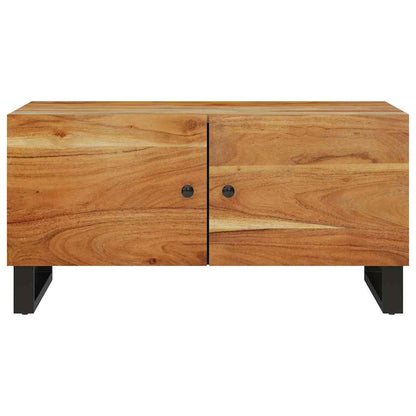 Sofabord 80x50x40 Cm Massivt Mangotræ Konstrueret Træ - Billede 4