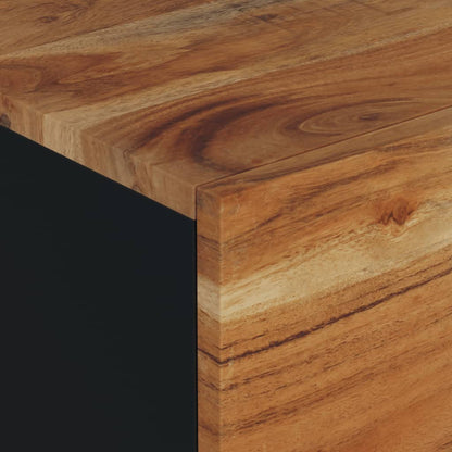 Sofabord 80x50x40 Cm Massivt Mangotræ Konstrueret Træ - Billede 7