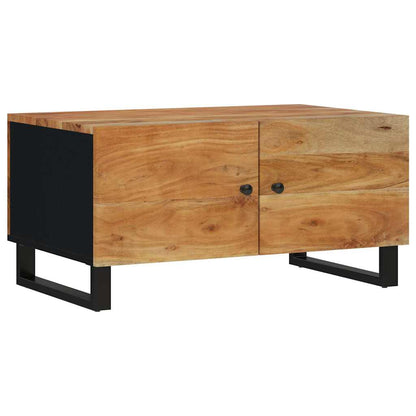 Sofabord 80x50x40 Cm Massivt Mangotræ Konstrueret Træ - Billede 10