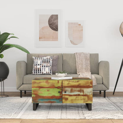 Sofabord 80x50x40 Cm Massivt Mangotræ Konstrueret Træ - Variant 350638