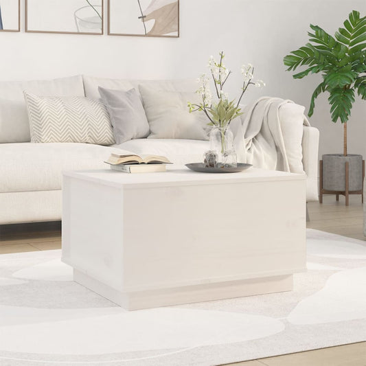 Sofabord 60X50X35 Cm Massivt Fyrretræ