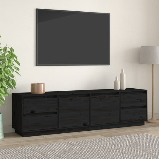Tv-Bord 176X37X47,5 Cm Massivt Fyrretræ