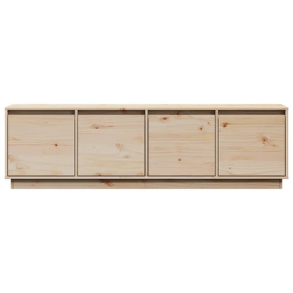 Tv-Bord 156X37X45 Cm Massivt Fyrretræ