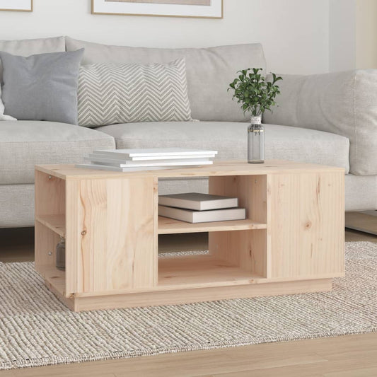 Sofabord 90X49X40,5 Cm Massivt Fyrretræ