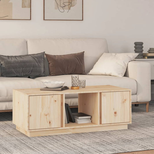Sofabord 110X50X40 Cm Massivt Fyrretræ