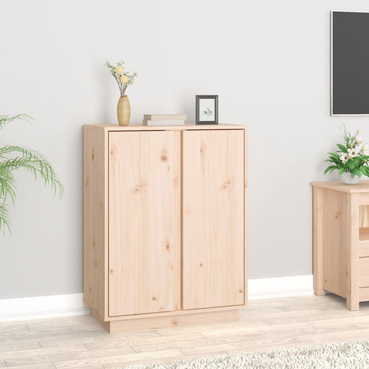 Skænk 60X35X80 Cm Massivt Fyrretræ