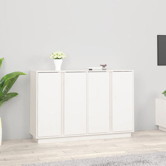 Skænk 120X35X80 Cm Massivt Fyrretræ