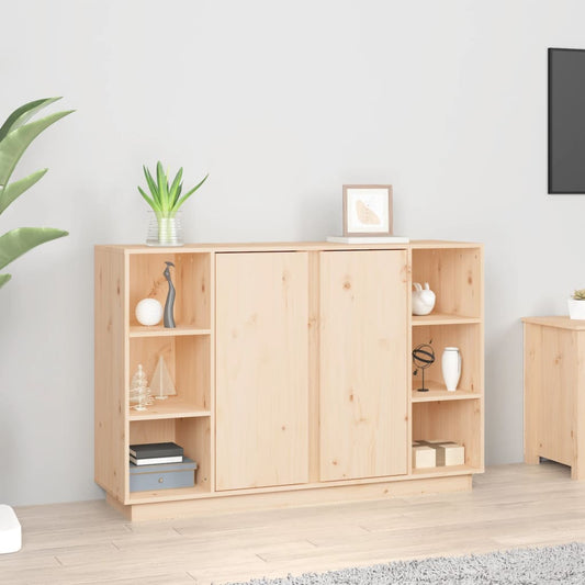 Skænk 120X35X80 Cm Massivt Fyrretræ