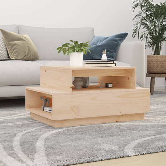 Sofabord 80X55X40,5 Cm Massivt Fyrretræ