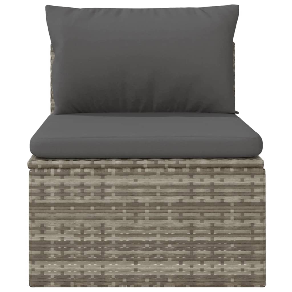 Midtermodul Til Havesofa Med Hynde 57x57x56 Cm Polyrattan