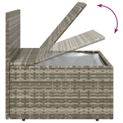 Midtermodul Til Havesofa Med Hynde 57x57x56 Cm Polyrattan