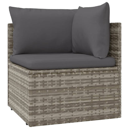 Hjørnemodul Til Havesofa Med Hynde 57x57x56 Cm Polyrattan