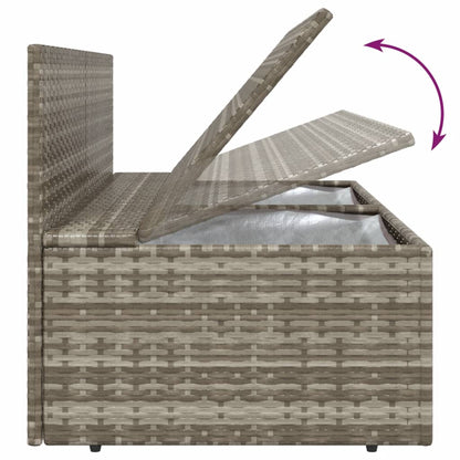 Midtermodul Til Havesofa Med Hynde 57x57x56 Cm Polyrattan