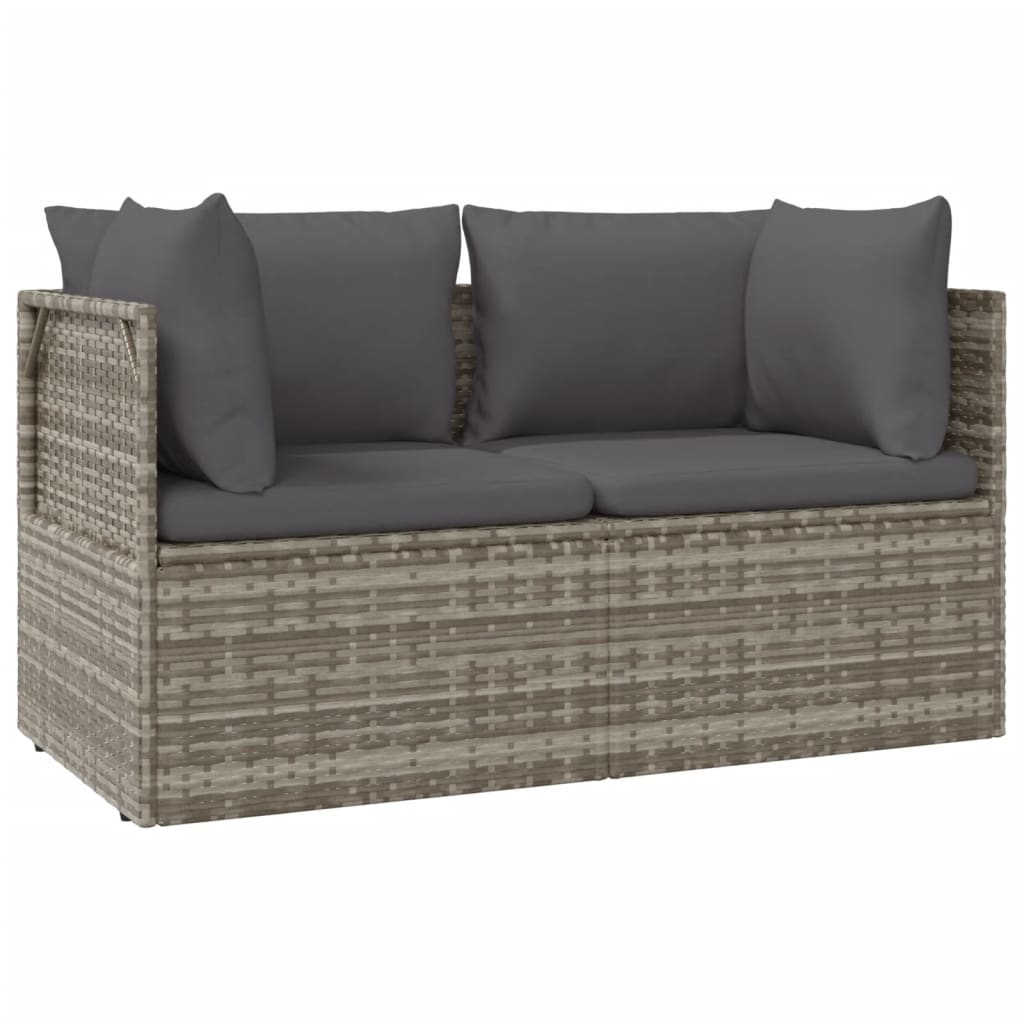 Hjørnemodul Til Havesofa Med Hynde 57x57x56 Cm Polyrattan