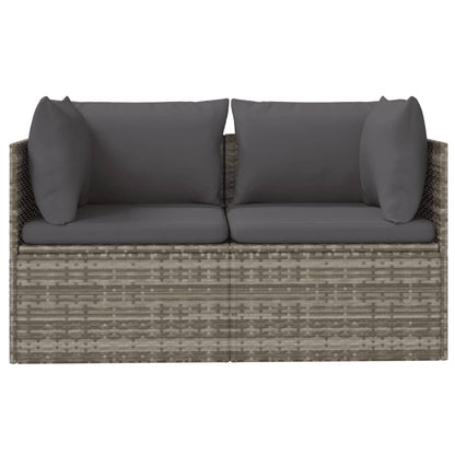 Hjørnemodul Til Havesofa Med Hynde 57x57x56 Cm Polyrattan