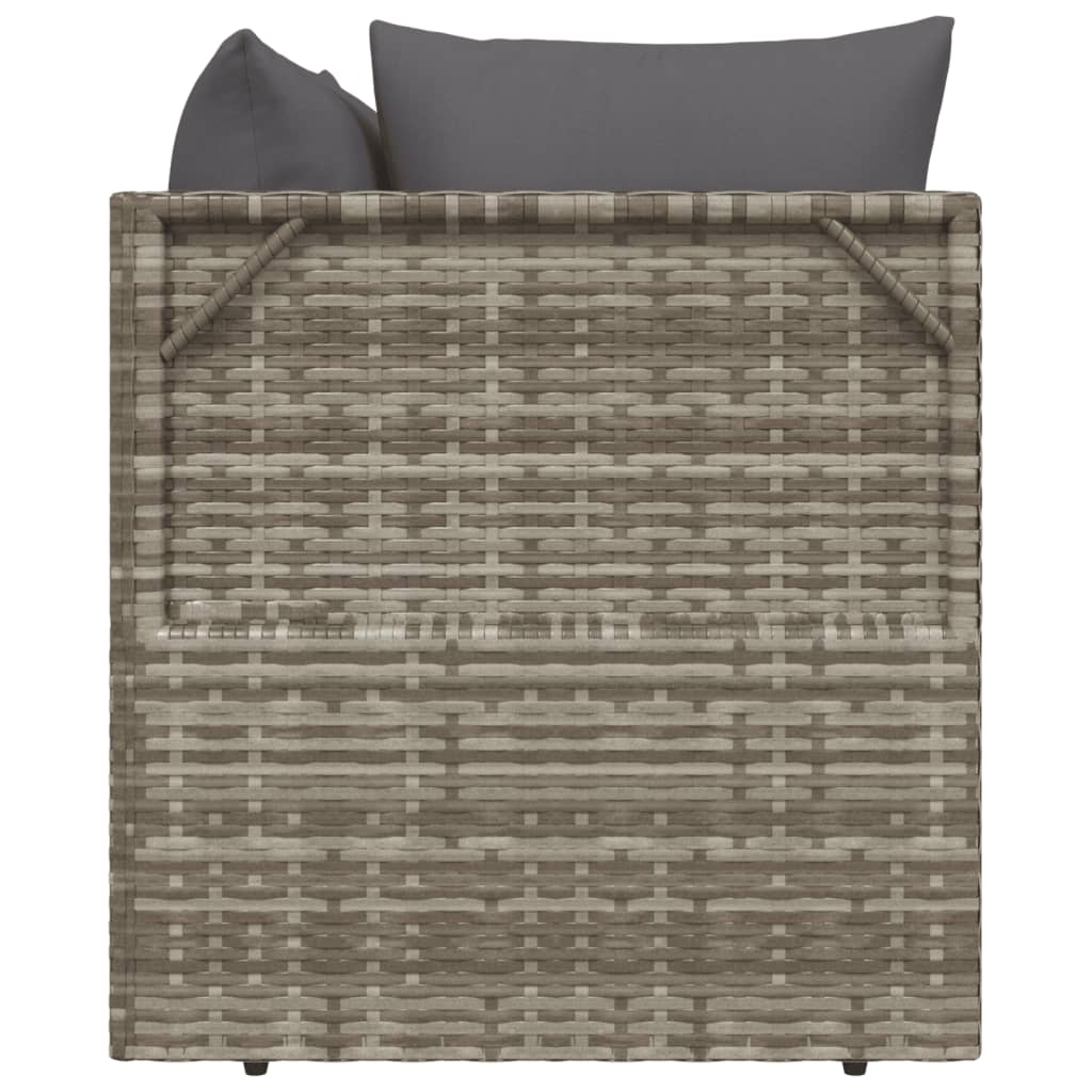 Hjørnemodul Til Havesofa Med Hynde 57x57x56 Cm Polyrattan