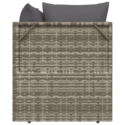 Hjørnemodul Til Havesofa Med Hynde 57x57x56 Cm Polyrattan