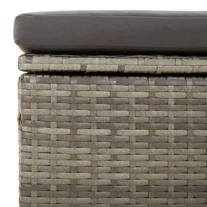 Hjørnemodul Til Havesofa Med Hynde 57x57x56 Cm Polyrattan