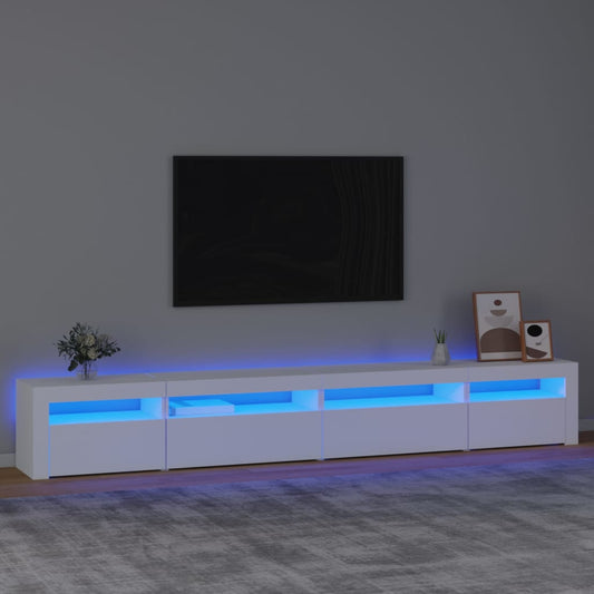 Tv-Skab Med Led-Lys 270X35X40 Cm