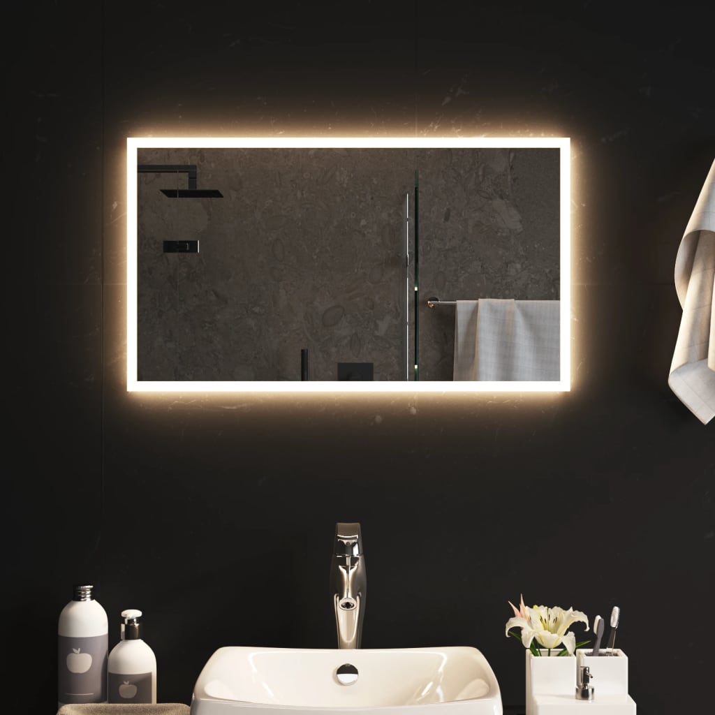 Badeværelsesspejl Med Led-lys