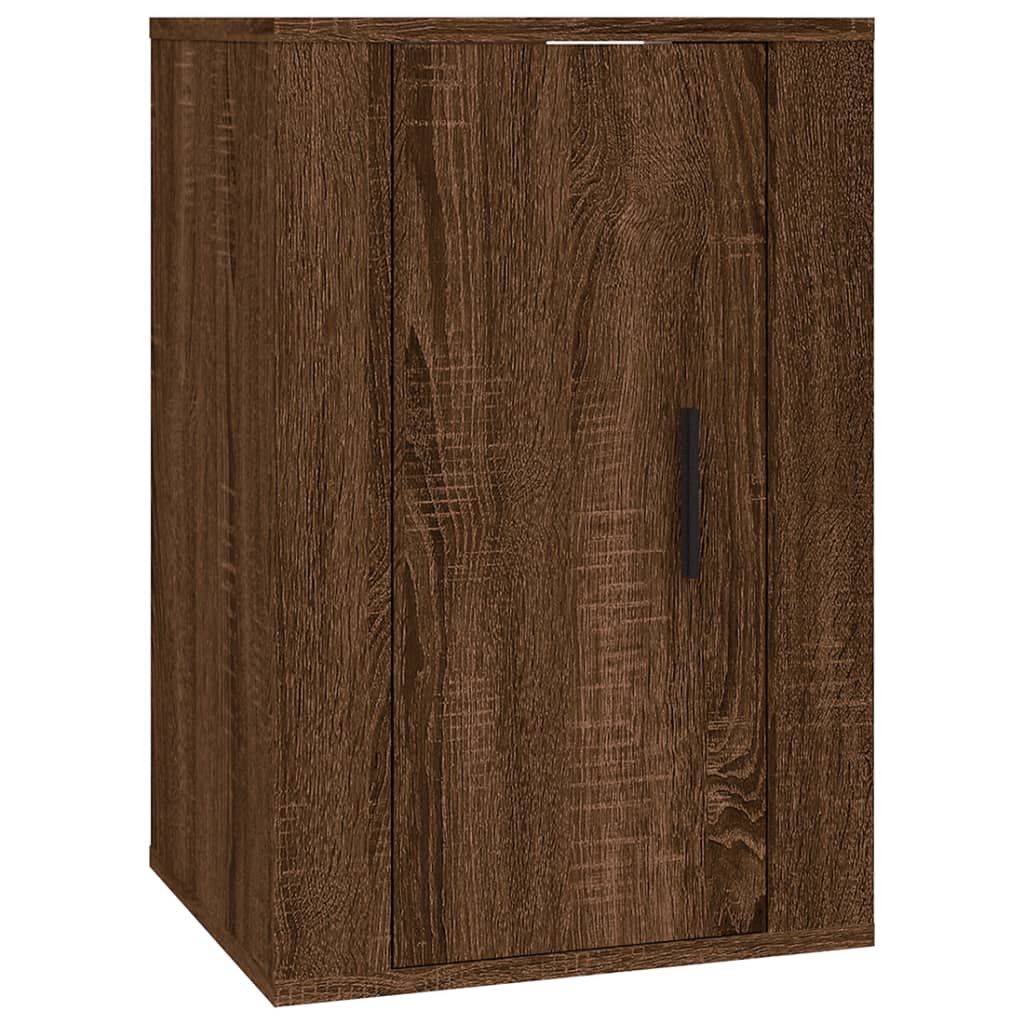 Vægmonteret TV-skab 40x34,5x60 Cm Egetræ Brun - Billede 2