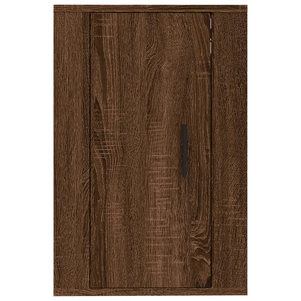Vægmonteret TV-skab 40x34,5x60 Cm Egetræ Brun - Billede 4