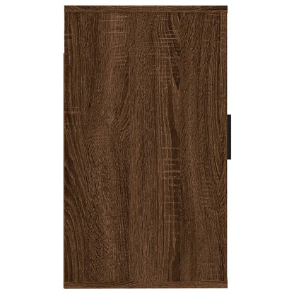 Vægmonteret TV-skab 40x34,5x60 Cm Egetræ Brun - Billede 6
