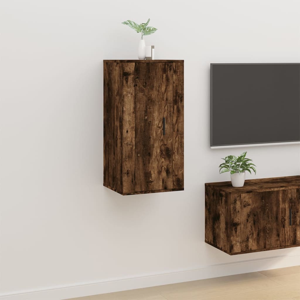 Væghængt TV-skab Egetræ - Variant 816677