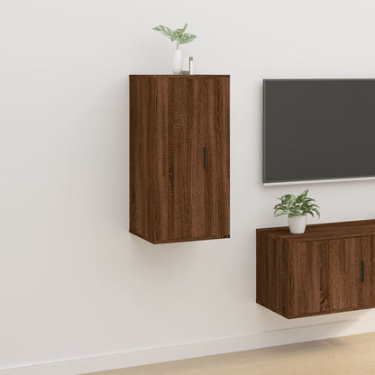Væghængt TV-skab Egetræ - Variant 816679