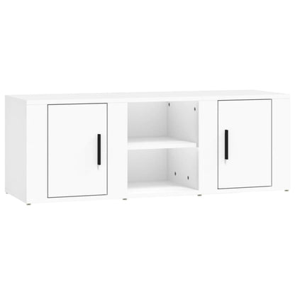 Tv-bord 100x31,5x35 Cm Konstrueret Træ - Billede 2