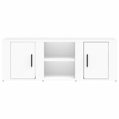Tv-bord 100x31,5x35 Cm Konstrueret Træ - Billede 5