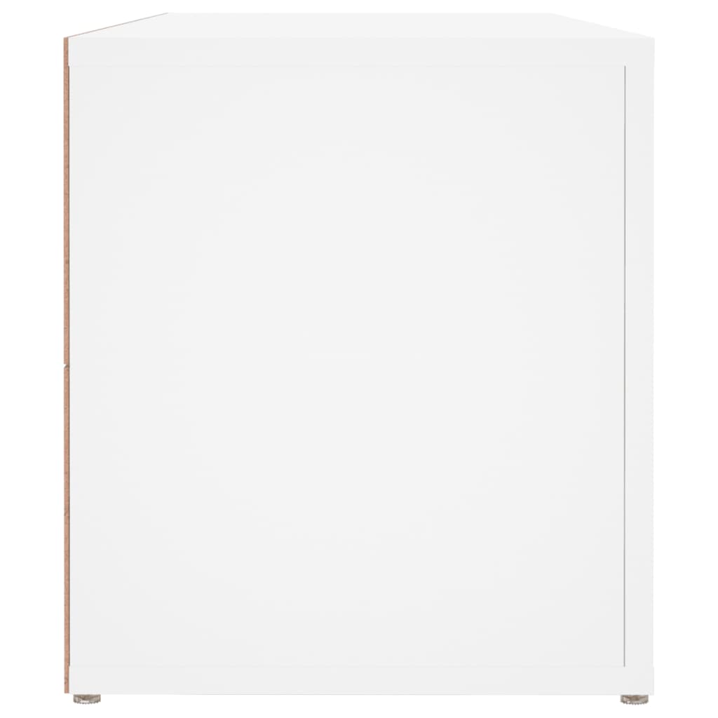 Tv-bord 100x31,5x35 Cm Konstrueret Træ - Billede 6
