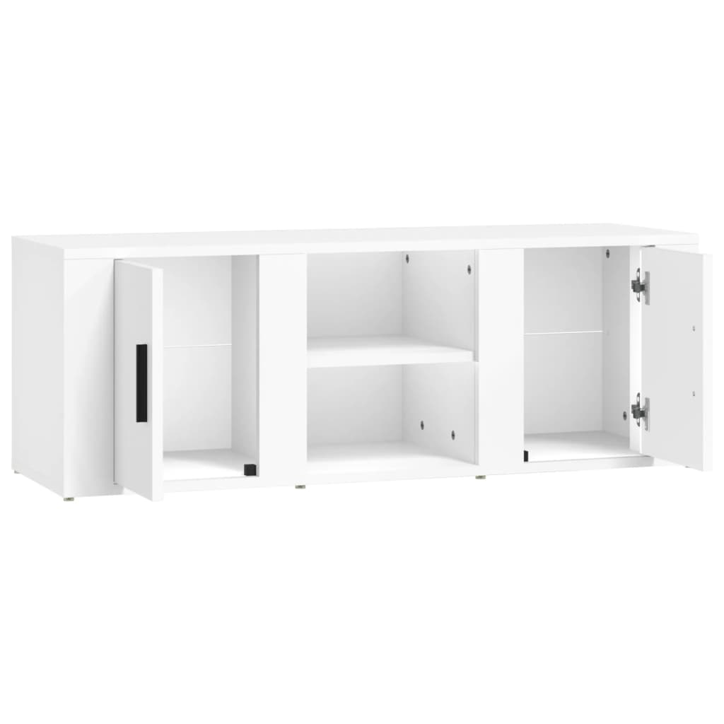 Tv-bord 100x31,5x35 Cm Konstrueret Træ - Billede 7