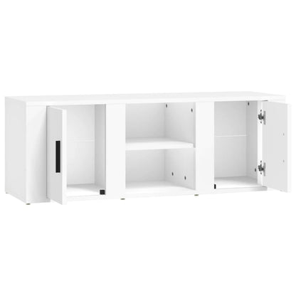 Tv-bord 100x31,5x35 Cm Konstrueret Træ - Billede 7