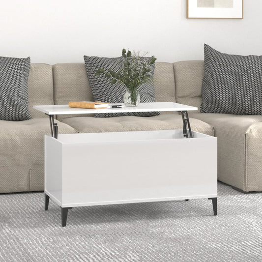 Sofabord 90X44,5X45 Cm Konstrueret Træ