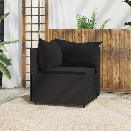 Hjørnemodul Til Havesofa Med Hynder Polyrattan