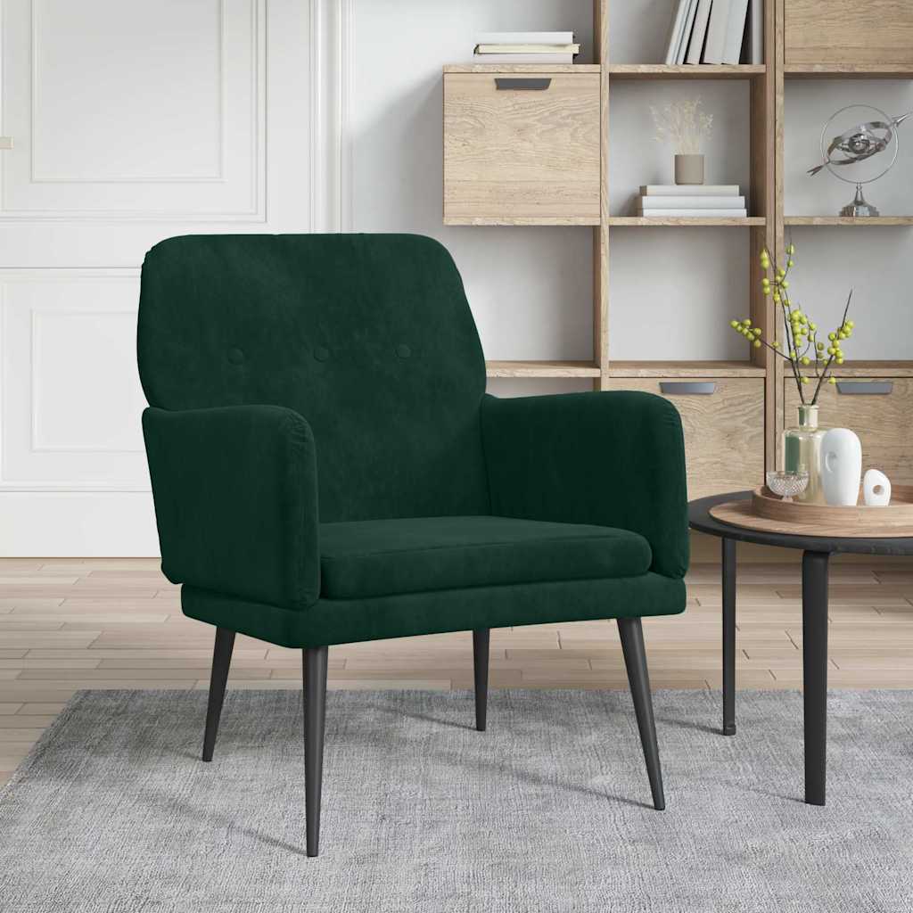 Lænestol 62x79x79 Cm Velour - Variant 351406