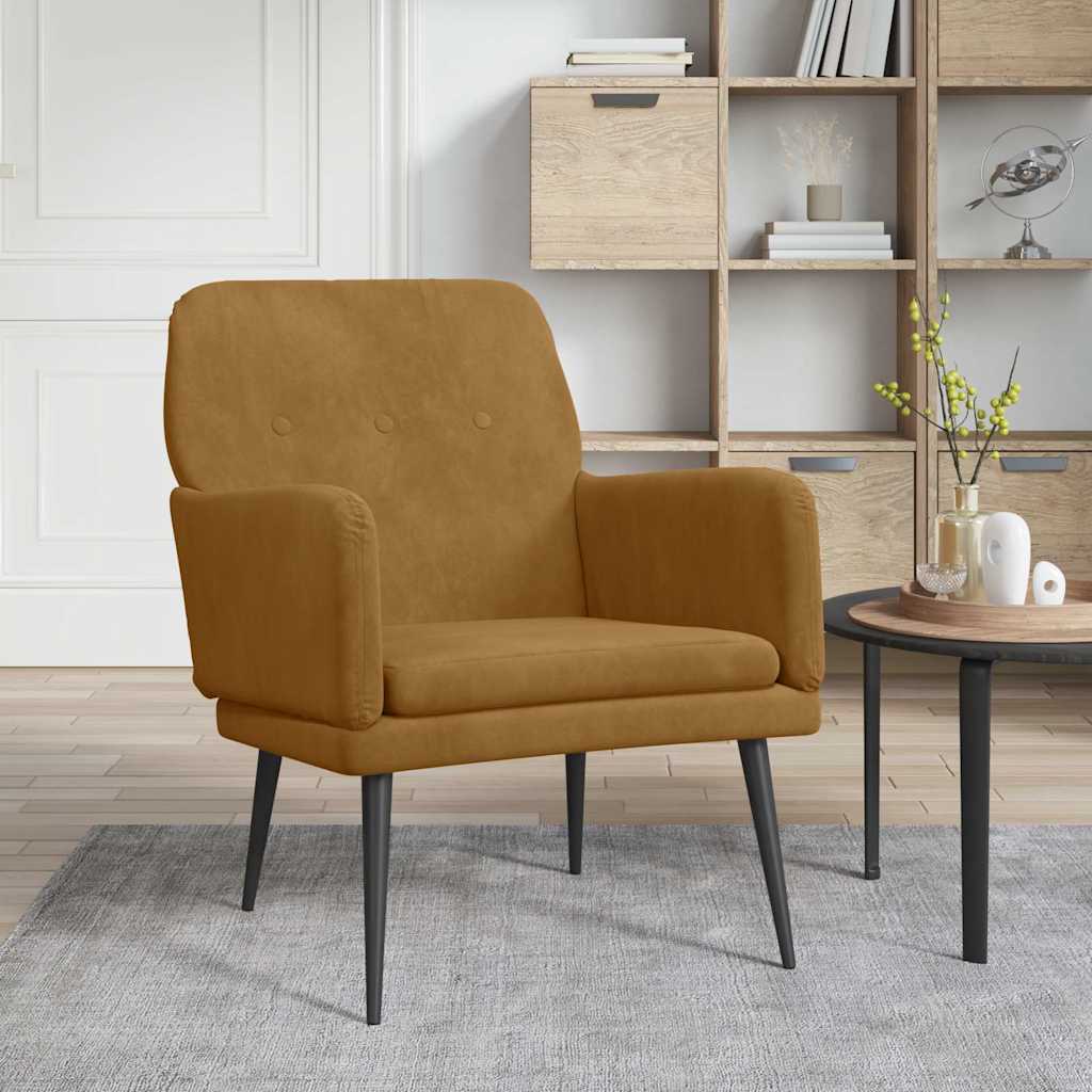 Lænestol 62x79x79 Cm Velour - Variant 351411