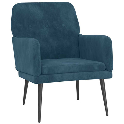 Lænestol 62x79x79 Cm Velour - Billede 2