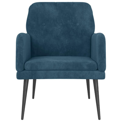 Lænestol 62x79x79 Cm Velour - Billede 3