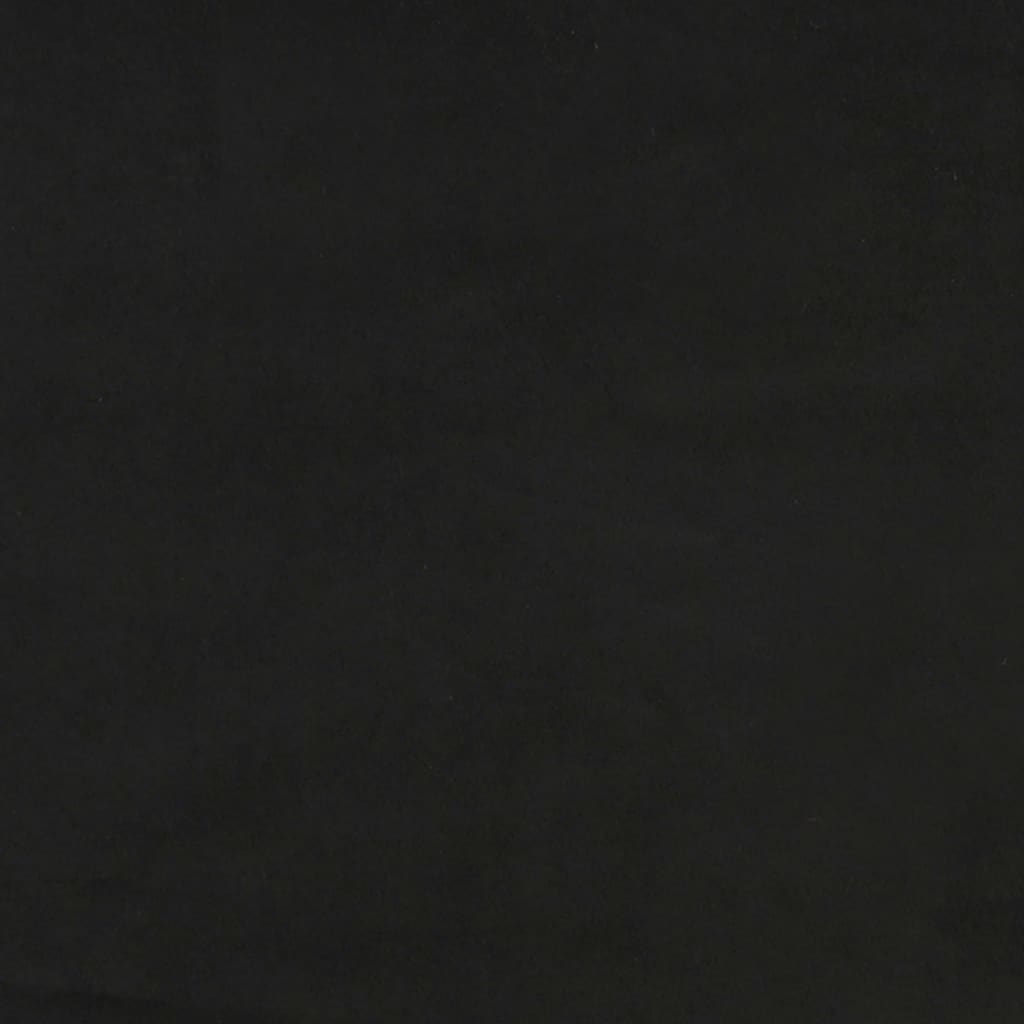 Bænk 110x76x80 Cm Velour Sort - Billede 7