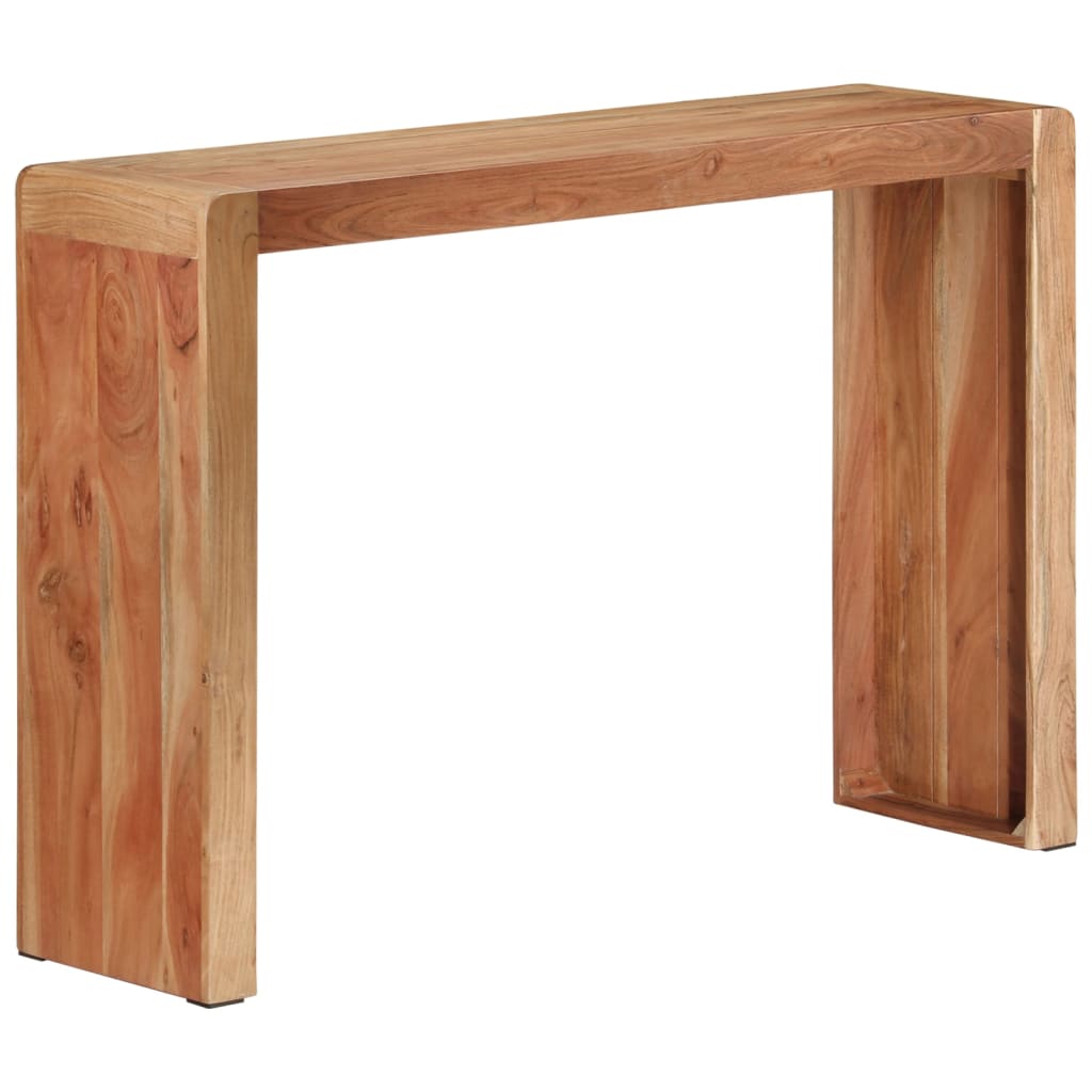 Konsolbord 110x30x76 Cm Massivt Akacietræ - Billede 11