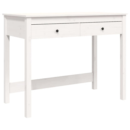 Skrivebord Med Skuffer 100X50X78 Cm Massivt Fyrretræ