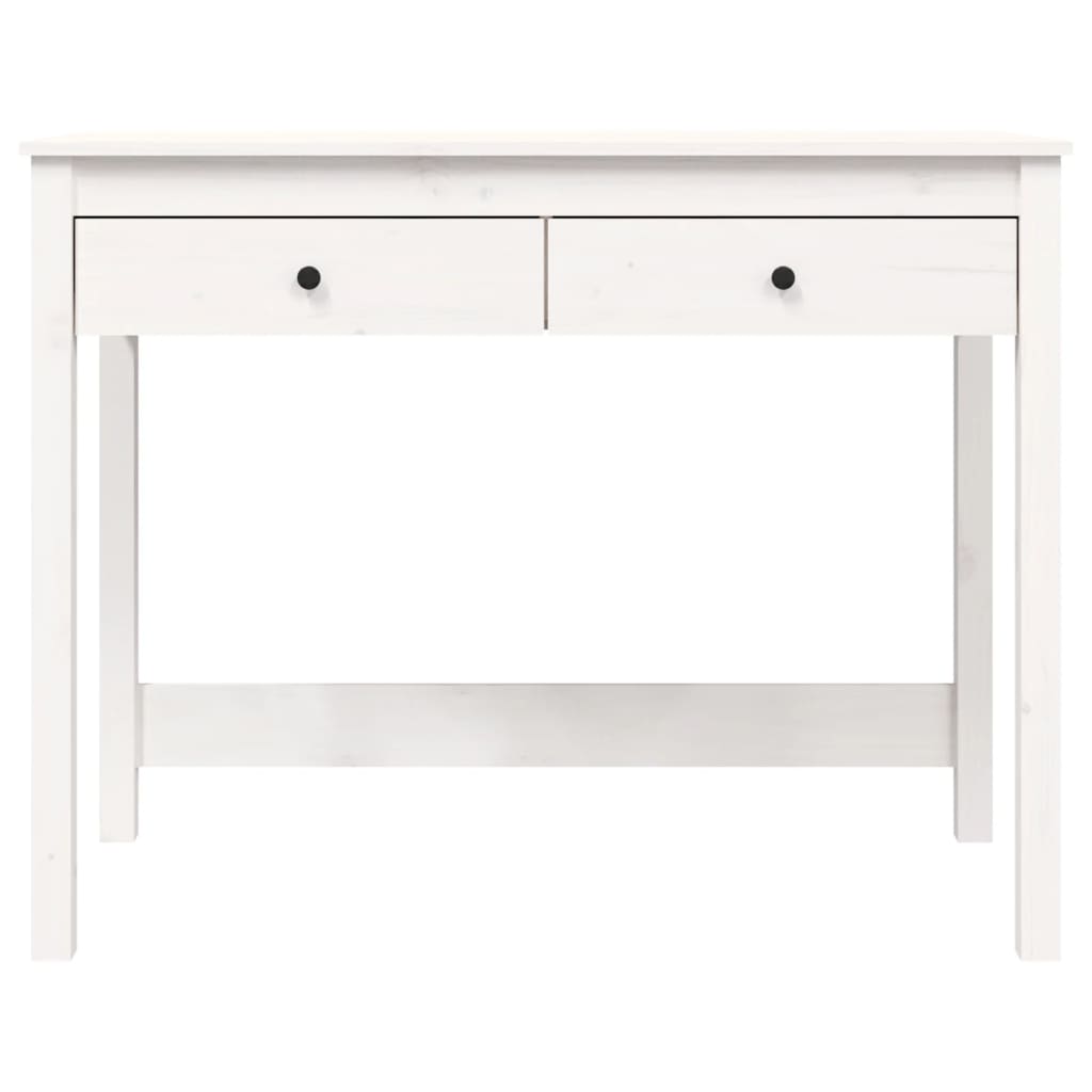 Skrivebord Med Skuffer 100X50X78 Cm Massivt Fyrretræ