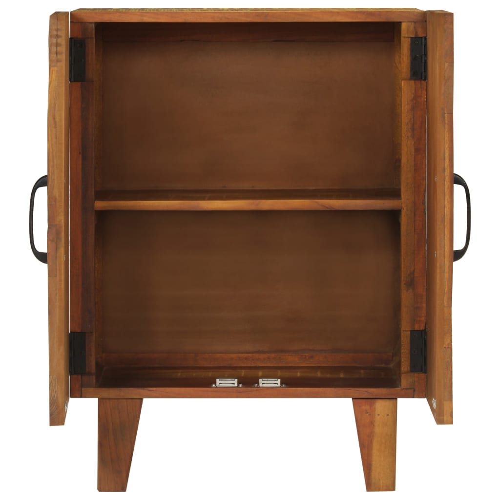 Skænk 55x30x75 Cm Massivt Genbrugstræ - Billede 3