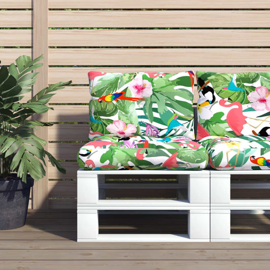 Pallehynder 2 Stk. Oxfordstof Flerfarvet