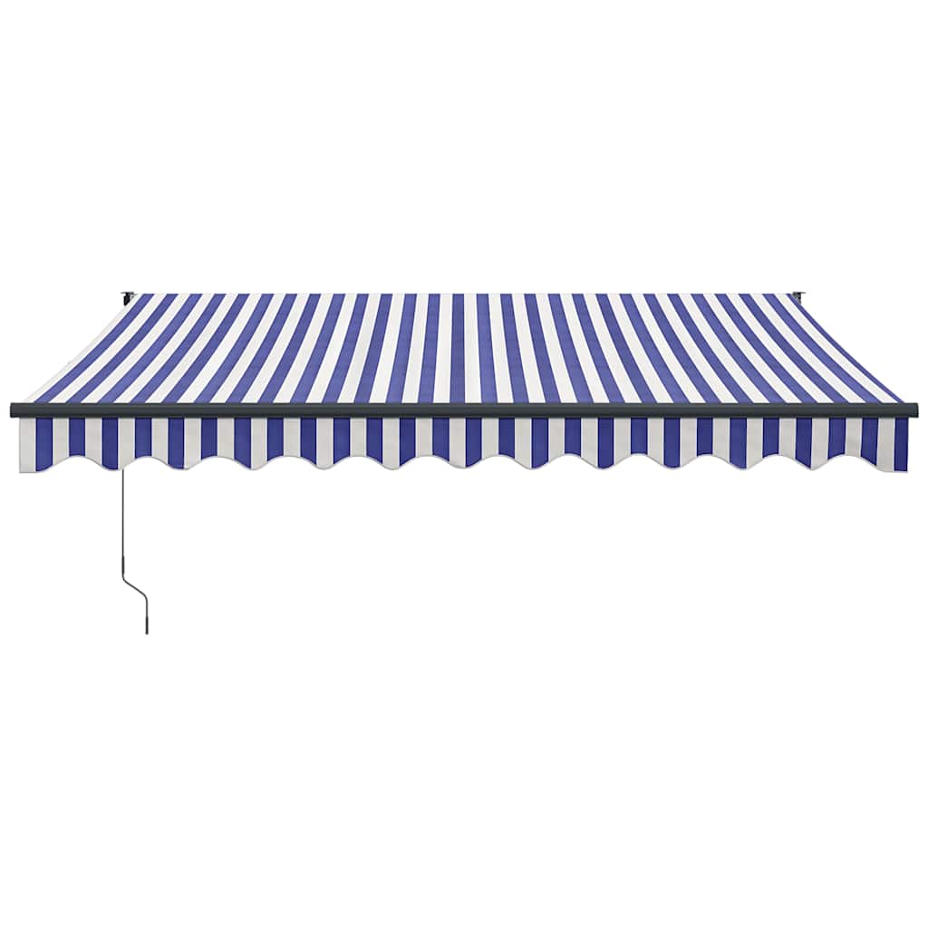 Manuel Markise Og Stribet 100% Polyester - Billede 3