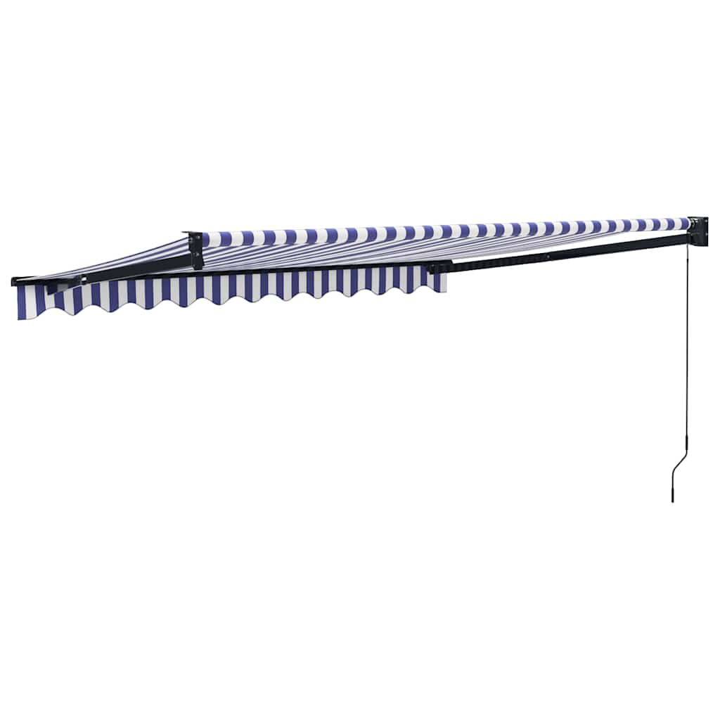 Manuel Markise Og Stribet 100% Polyester - Billede 5