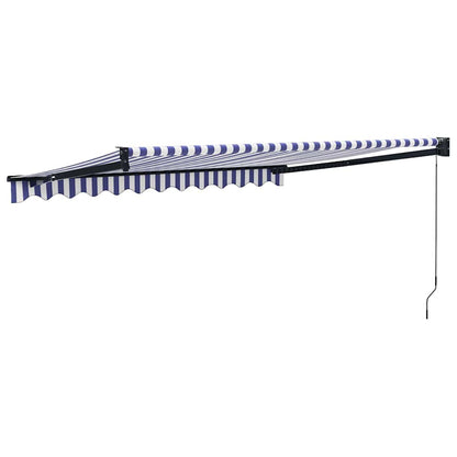 Manuel Markise Og Stribet 100% Polyester - Billede 5